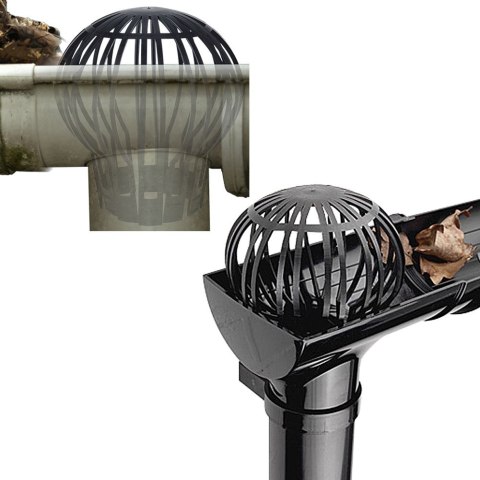 Filtr do rynny plastikowy czarny 2 szt. KINZO 339400