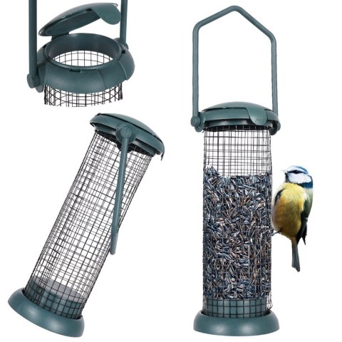 Karmnik dla ptaków metalowy na kule tłuszczowe 23cm PROGARDEN 449027