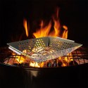 Koszyk do grillowania stalowy perforowany 34.5x30.5cm VAGGAN 489102
