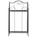 Kwietnik metalowy czarny dwupiętrowy 34.5x18.5x65cm PROGARDEN 339450
