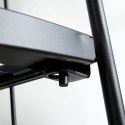 Kwietnik metalowy czarny narożny 90cm AMBIANCE 339452
