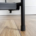 Kwietnik metalowy czarny narożny 90cm AMBIANCE 339452