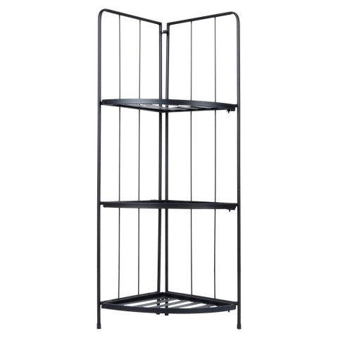 Kwietnik metalowy czarny narożny 90cm AMBIANCE 339452