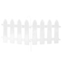 Płotek ogrodowy biały 20x15cm 10 szt. VILDE 351004-BI
