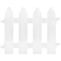 Płotek ogrodowy biały 20x15cm 10 szt. VILDE 351004-BI