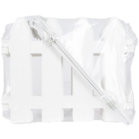 Płotek ogrodowy biały 20x15cm 10 szt. VILDE 351004-BI