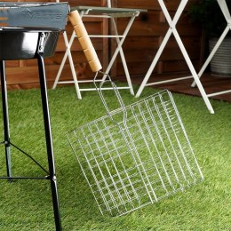 Ruszt do grillowania burgerów stalowy 43x23cm BBQ 489162