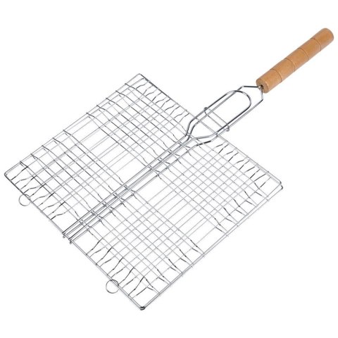 Ruszt do grillowania burgerów stalowy 43x23cm BBQ 489162