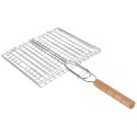 Ruszt do grillowania burgerów stalowy 43x23cm BBQ 489162