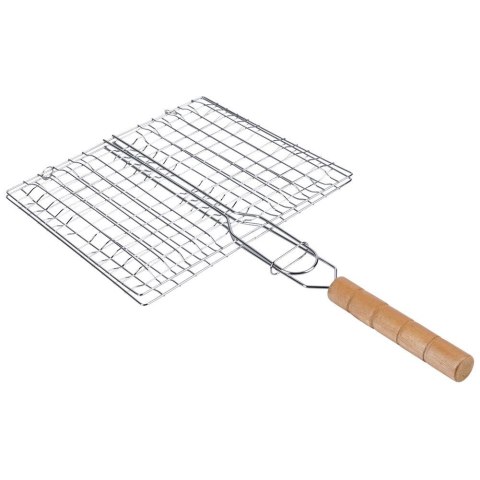 Ruszt do grillowania burgerów stalowy 43x23cm BBQ 489162