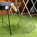 Ruszt do grillowania burgerów stalowy czarny nieprzywierający 49x21cm VAGGAN 489159