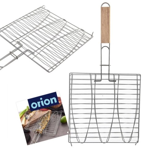 Ruszt do grillowania ryby metalowy 28x55.5cm ORION 111185