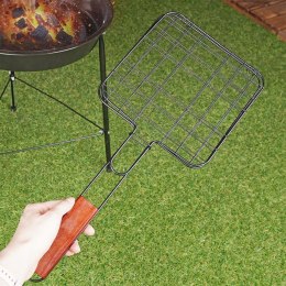 Ruszt do grillowania stalowy czarny nieprzywierający 20x47cm BBQ COLLECTION 489182
