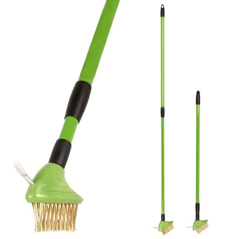 Szczotka do chwastów. kostki brukowej teleskopowa ze skrobakiem 79-136cm PROGARDEN 339289
