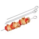 Szpikulce do szaszłyków stalowe 24cm 4 szt. BBQ COLLECTION 489029