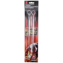 Szpikulce do szaszłyków stalowe 24cm 4 szt. BBQ COLLECTION 489029
