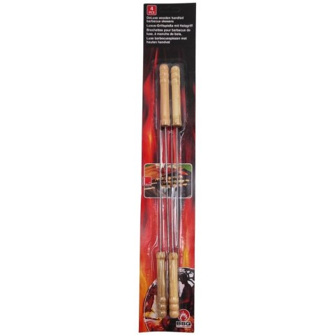 Szpikulce do szaszłyków stalowe 38.5cm 4 szt. BBQ COLLECTION 489030