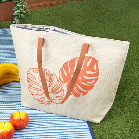 Torba termiczna plażowa beżowa 22L COOL 489228-R