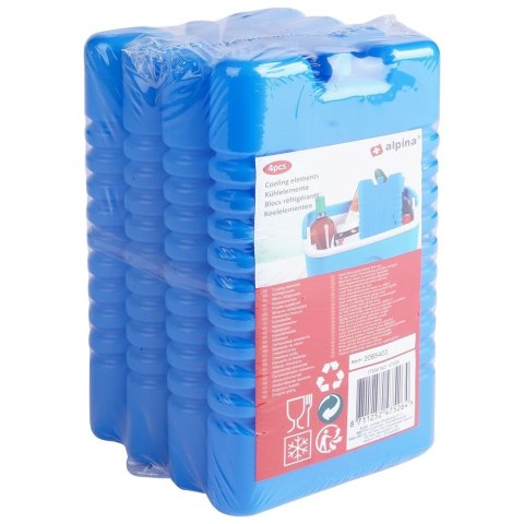 Wkłady chłodzące do lodówki turystycznej 220ml 4 szt. ALPINA 489185