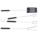 Zestaw przyborów do grilla stalowy 3 ele. BBQ 489176