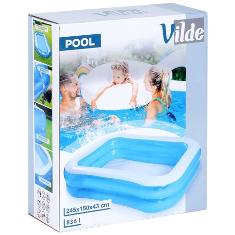 Basen ogrodowy dmuchany 245x150x43cm VILDE 489293