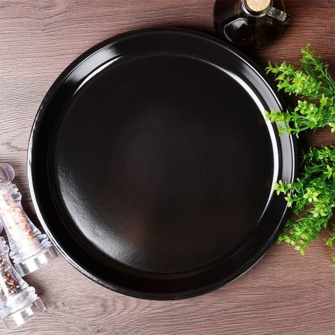 Blacha do grillowania stalowa okrągła czarna 35cm BBQ 489313