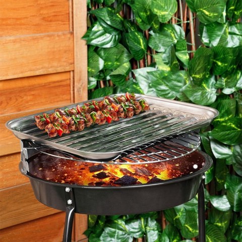 Blacha do grillowania stalowa perforowana 34.5x24.5cm BBQ 489315