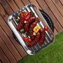 Blacha do grillowania stalowa perforowana 34.5x24.5cm BBQ 489315