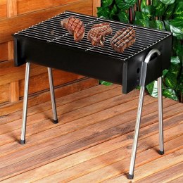 Grill węglowy kompaktowy przenośny 48x33x46cm BBQ 489305