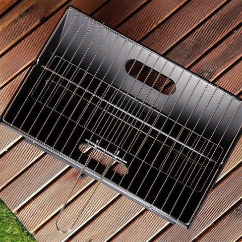 Grill węglowy składany walizka 46x30x30cm BBQ 489303