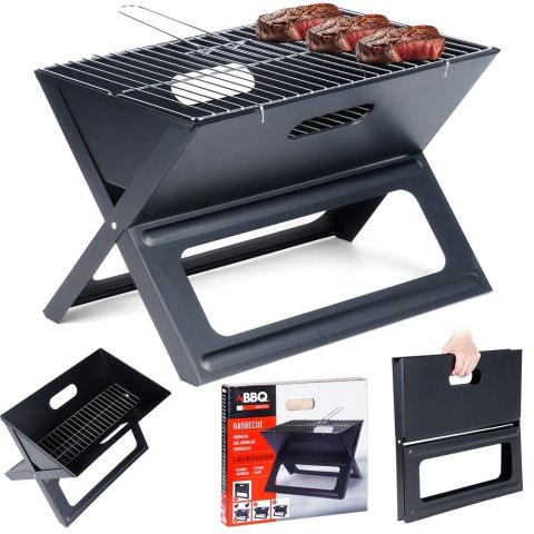 Grill węglowy składany walizka 46x30x30cm BBQ 489303