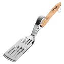 Łopatka do grilla i szczypce 2w1 stalowa 40cm BBQ 489330