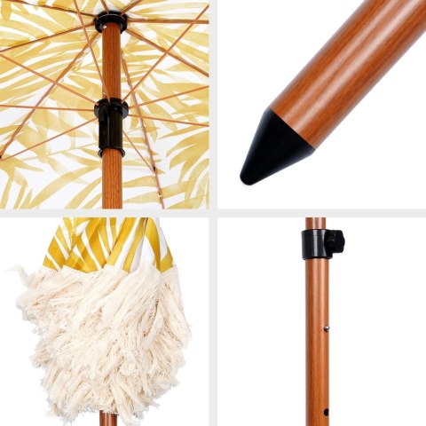 Parasol plażowy ogrodowy 157cm PROBEACH 489342