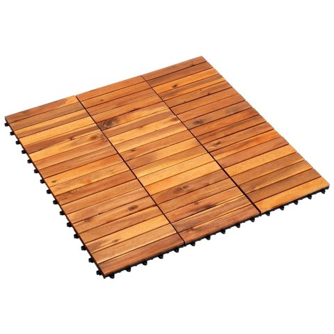 Płytki tarasowe drewniane 30x30cm 9 szt. PROGARDEN 339505