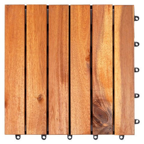 Płytki tarasowe drewniane 30x30cm 9 szt. PROGARDEN 339505