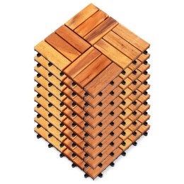Płytki tarasowe drewniane 30x30cm 9 szt. PROGARDEN 339506