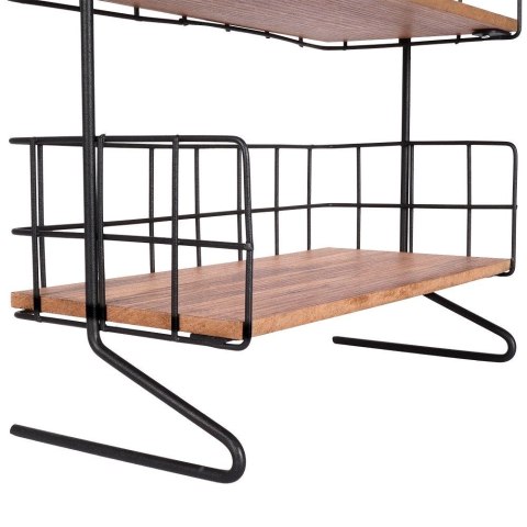 Półka kuchenna metalowa drewniana organizer 32.5x15x42cm VILDE 569330