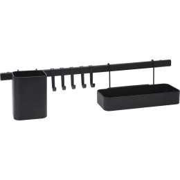 Reling kuchenny metalowy czarny uchwyt organizer 60cm EXCELLENT HOUSEWARE 530854