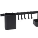 Reling kuchenny metalowy czarny uchwyt organizer 60cm EXCELLENT HOUSEWARE 530854