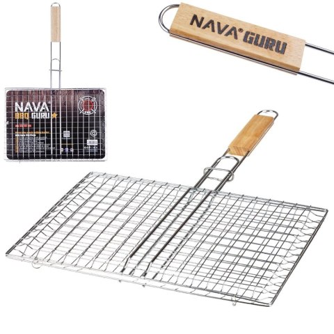 Ruszt do grillowania metalowy BBQ GURU 35x55cm NAVA 10-238-016