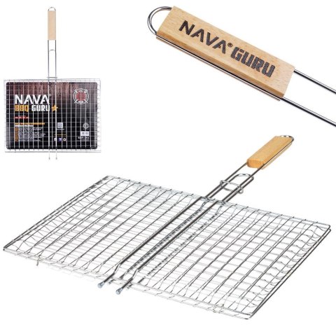 Ruszt do grillowania metalowy BBQ GURU 40x64cm NAVA 10-238-014