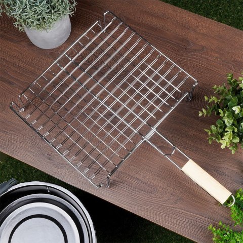 Ruszt do grillowania metalowy z nóżkami BBQ GURU 35x30cm NAVA 10-238-017