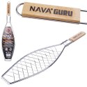 Ruszt do grillowania ryby metalowy BBQ GURU 60x14cm NAVA 10-238-018