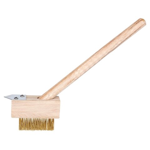 Szczotka do chwastów. kostki brukowej ze skrobakiem 35cm PROGARDEN 339489