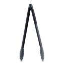 Szczypce grillowe stalowe czarne 51cm VAGGAN 489307