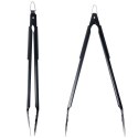 Szczypce grillowe stalowe czarne 51cm VAGGAN 489307