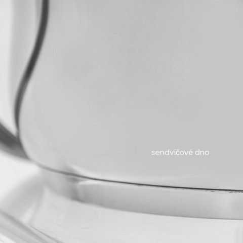 Zestaw garnków garnki stalowe komplet 10 elementów DALIE ORION 113180