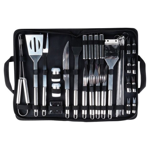 Zestaw przyborów do grilla stalowy z etui 33 ele. VILDE 489297