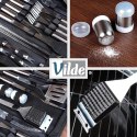 Zestaw przyborów do grilla stalowy z etui 33 ele. VILDE 489297