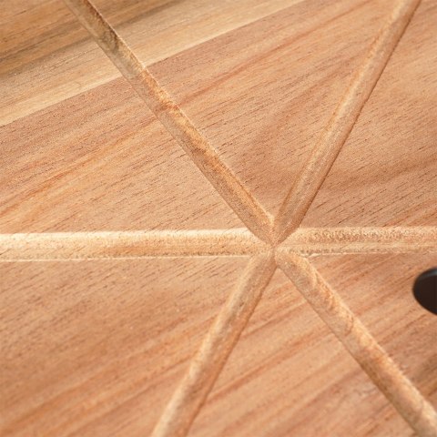 Deska do krojenia serwowania pizzy z nożem okrągła 30cm 2-ele drewniana EXCELLENT HOUSEWARE 279909